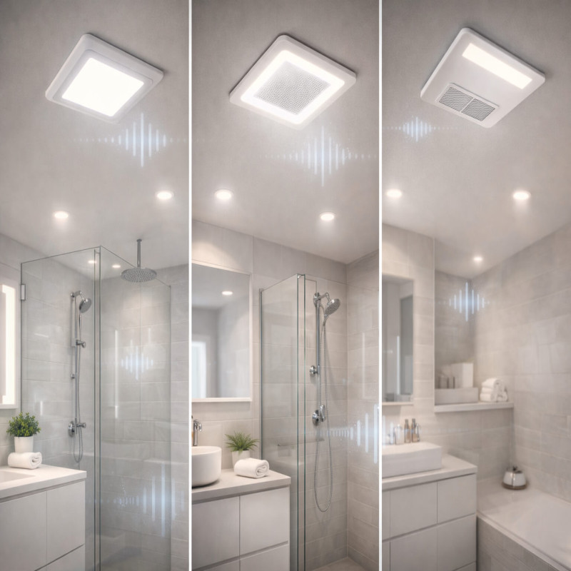 5 Best Quiet Bathroom Exhaust Fan With Led Light: Reviewed & Tested