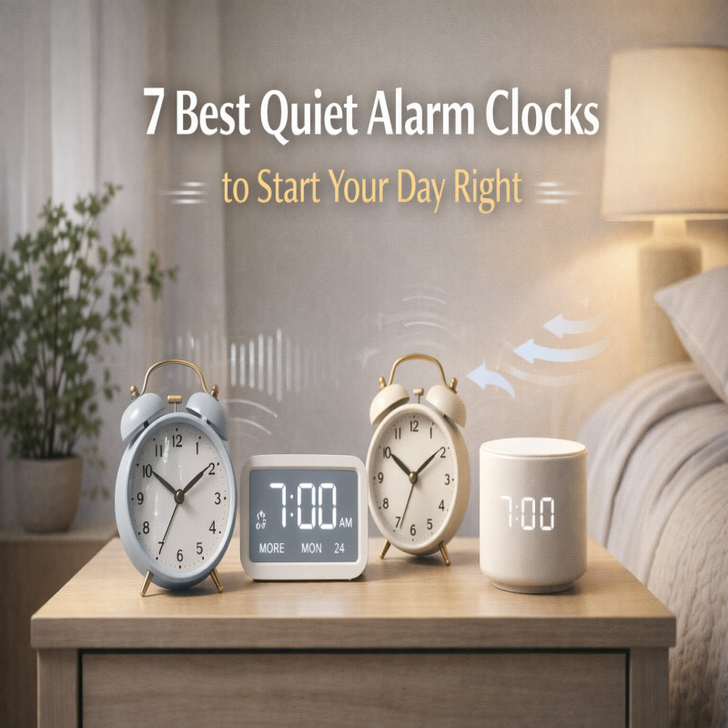7 Best Quiet Alarm Clocks to Start Your Day Right