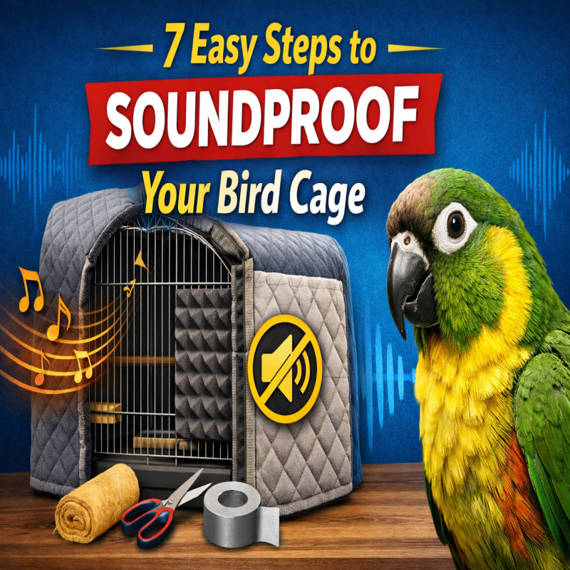 7 Easy Steps On How to Soundproof a Bird Cage: Step By Step Process