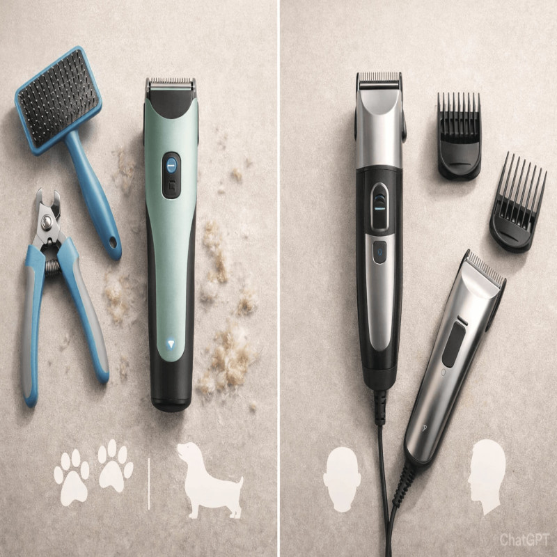 Are Dog Clippers and Human Clippers the Same?