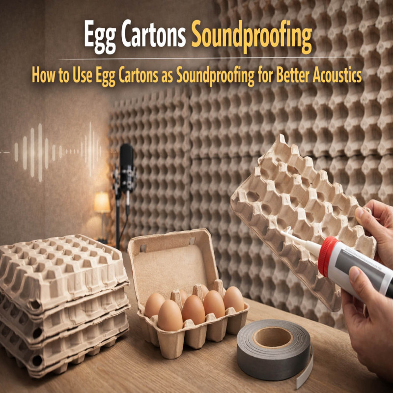 Egg Cartons Soundproofing: How to Use Egg Cartons as Soundproofing for Better Acoustics