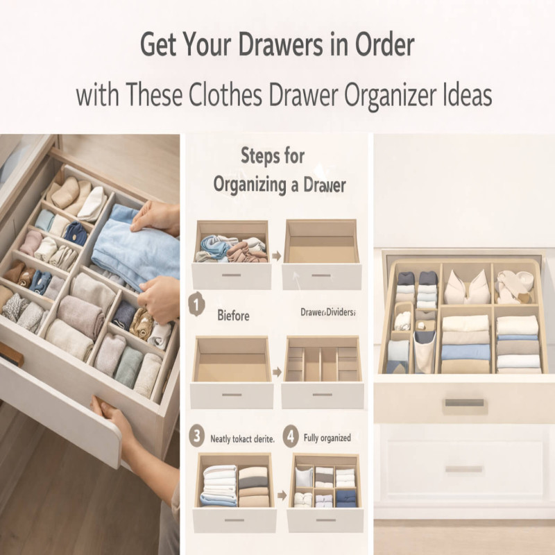 Get Your Drawers in Order with These Clothes Drawer Organizer Ideas
