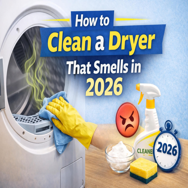 How to Clean a Dryer That Smells in 2026