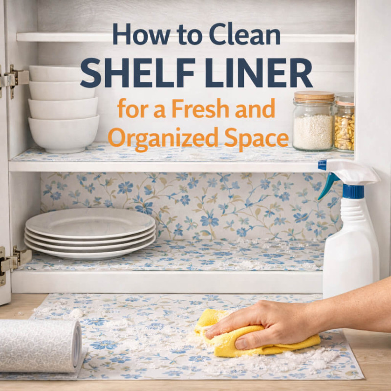 How to Clean Shelf Liner for a Fresh and Organized Space