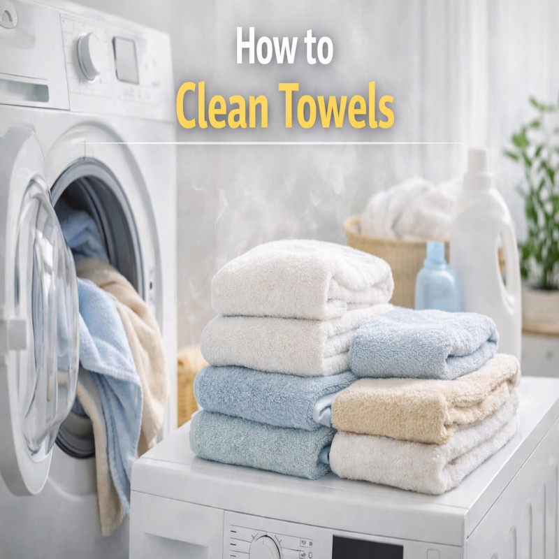  How to Clean Towels