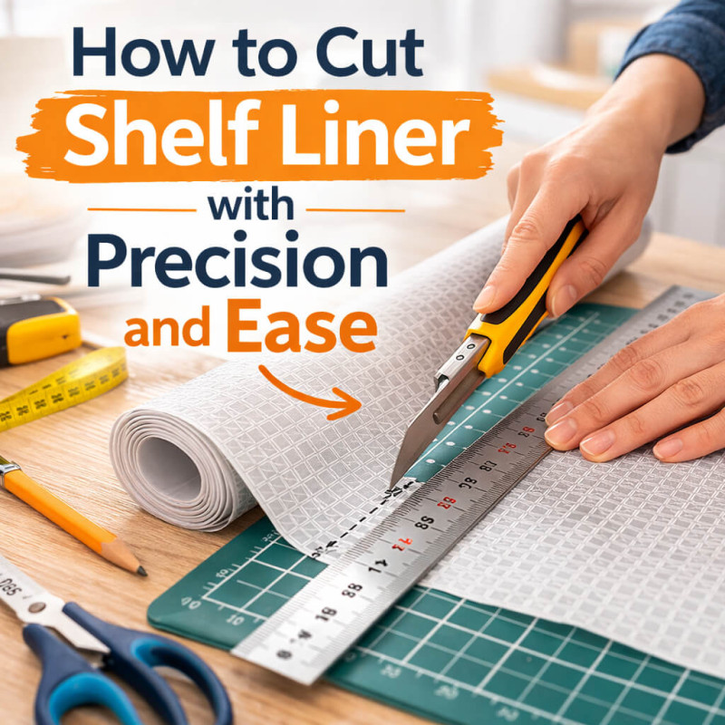 How to Cut Shelf Liner with Precision and Ease