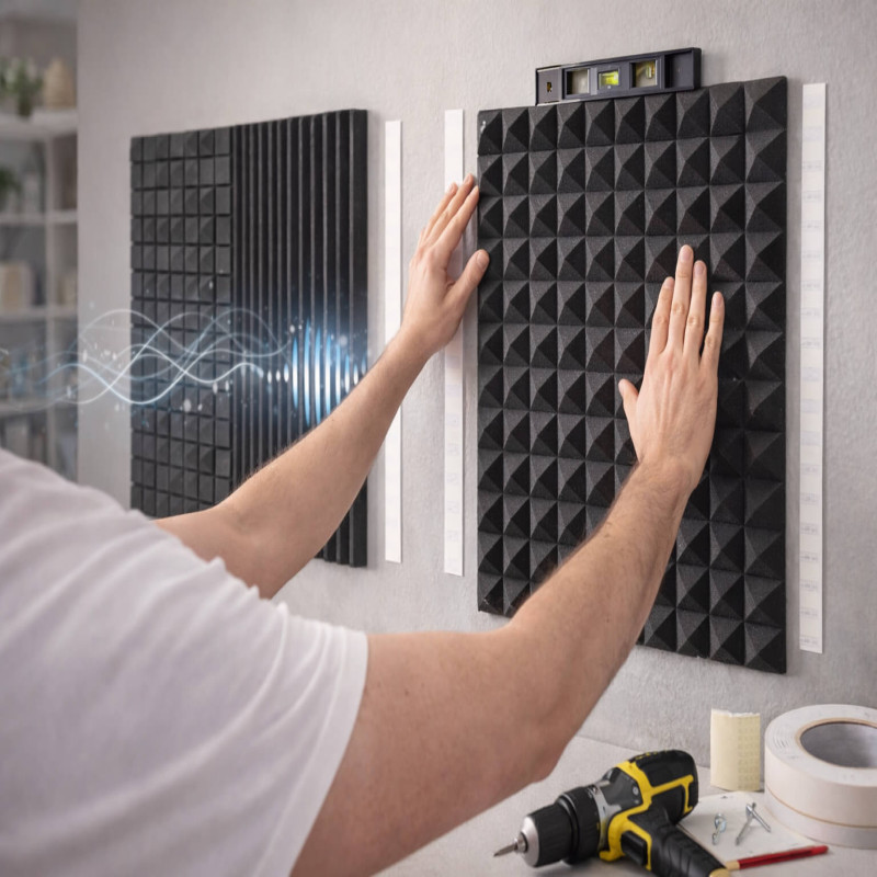 How to Install Soundproof Panels
