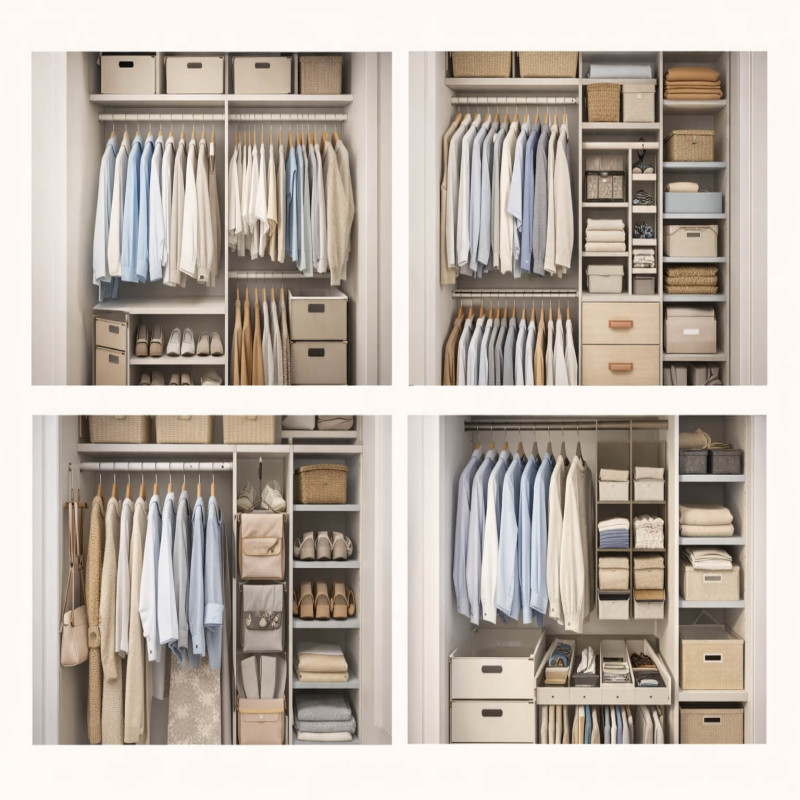 How to Maximize Closet Space with Little Hanging Room