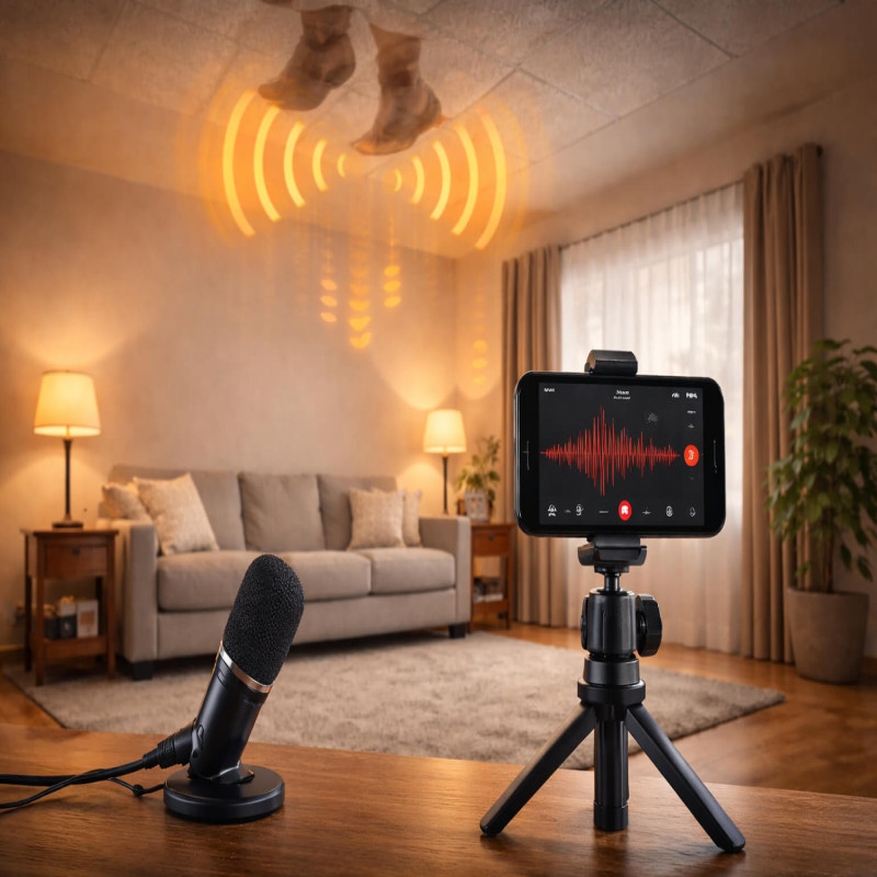 How To Record Upstairs Neighbors Stomping: 7 Tried and True Methods