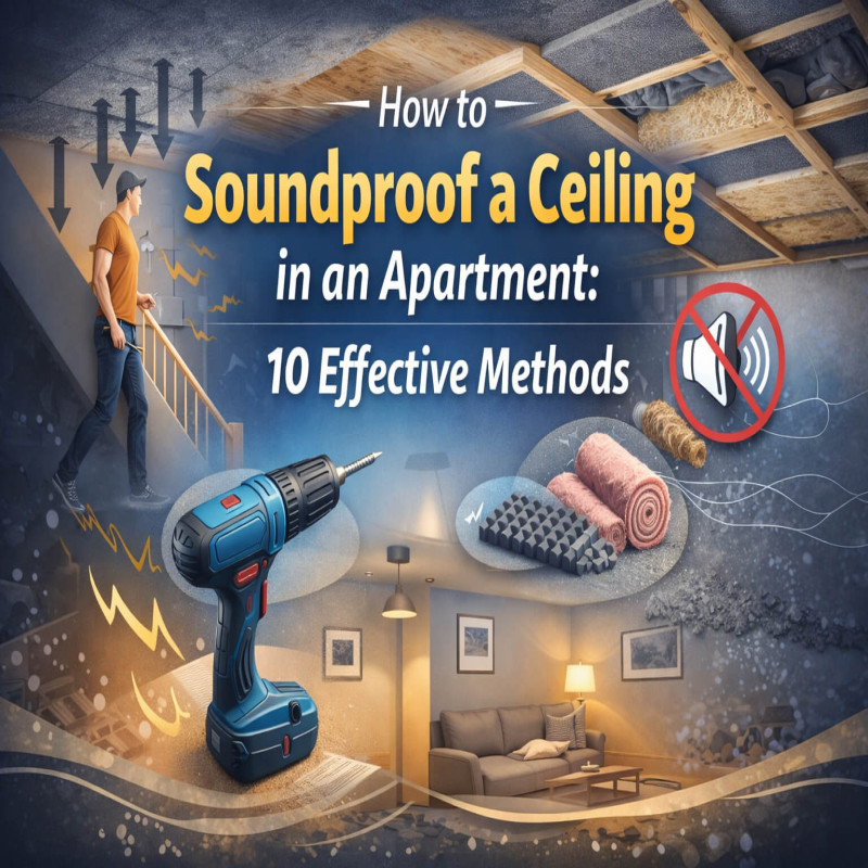 how to soundproof a ceiling in an apartment