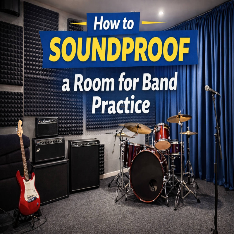 How to Soundproof a Room for Band Practice