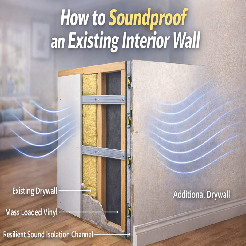 How to Soundproof an Existing Interior Wall