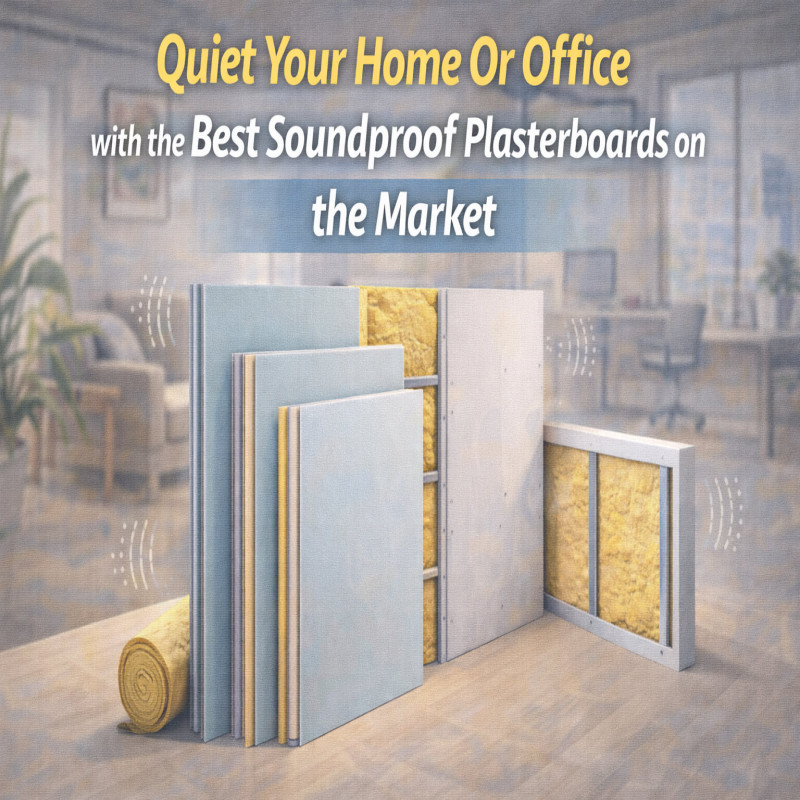 Quiet Your Home Or Office with the Best Soundproof Plasterboards on the Market