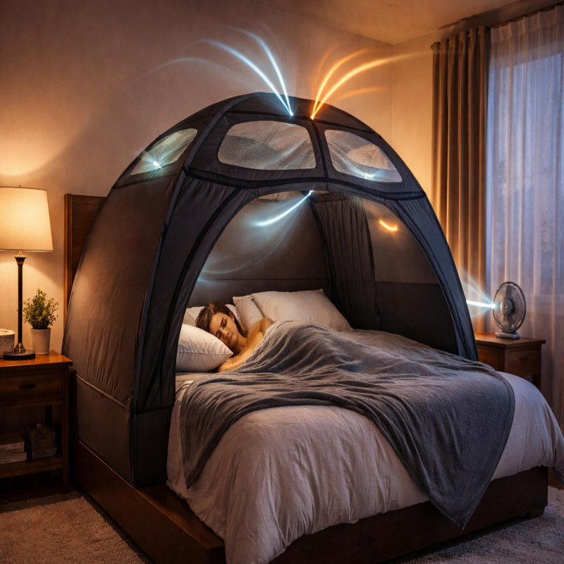 Sleeping Like a Baby: How to Ventilate Soundproof Bed Tent for Optimal Comfort