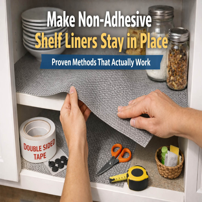 We Reveal Proven Methods to Make Non-Adhesive Shelf Liners Stay in Place Effectively